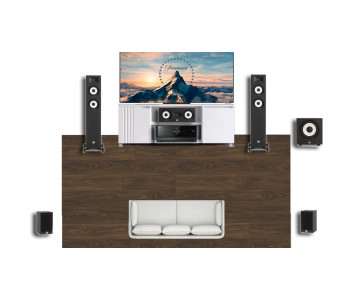 Домашний кинотеатр JBL 5.1 A170+A120+A125C+A100P Yamaha RX-V6A